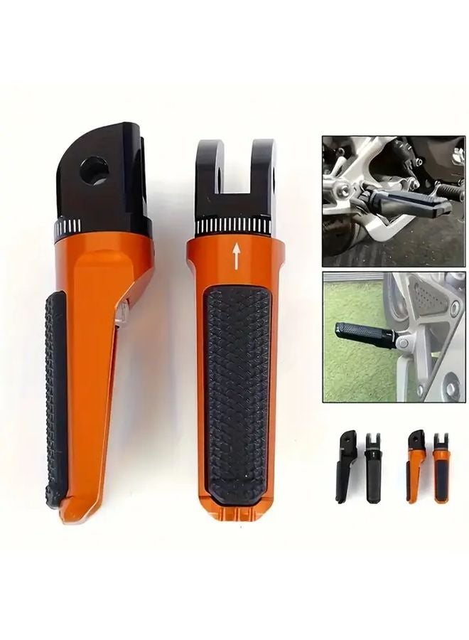 Red Rear Foot Pegs For KTM DUKE 125 200 390 Motorcycles - Image 1